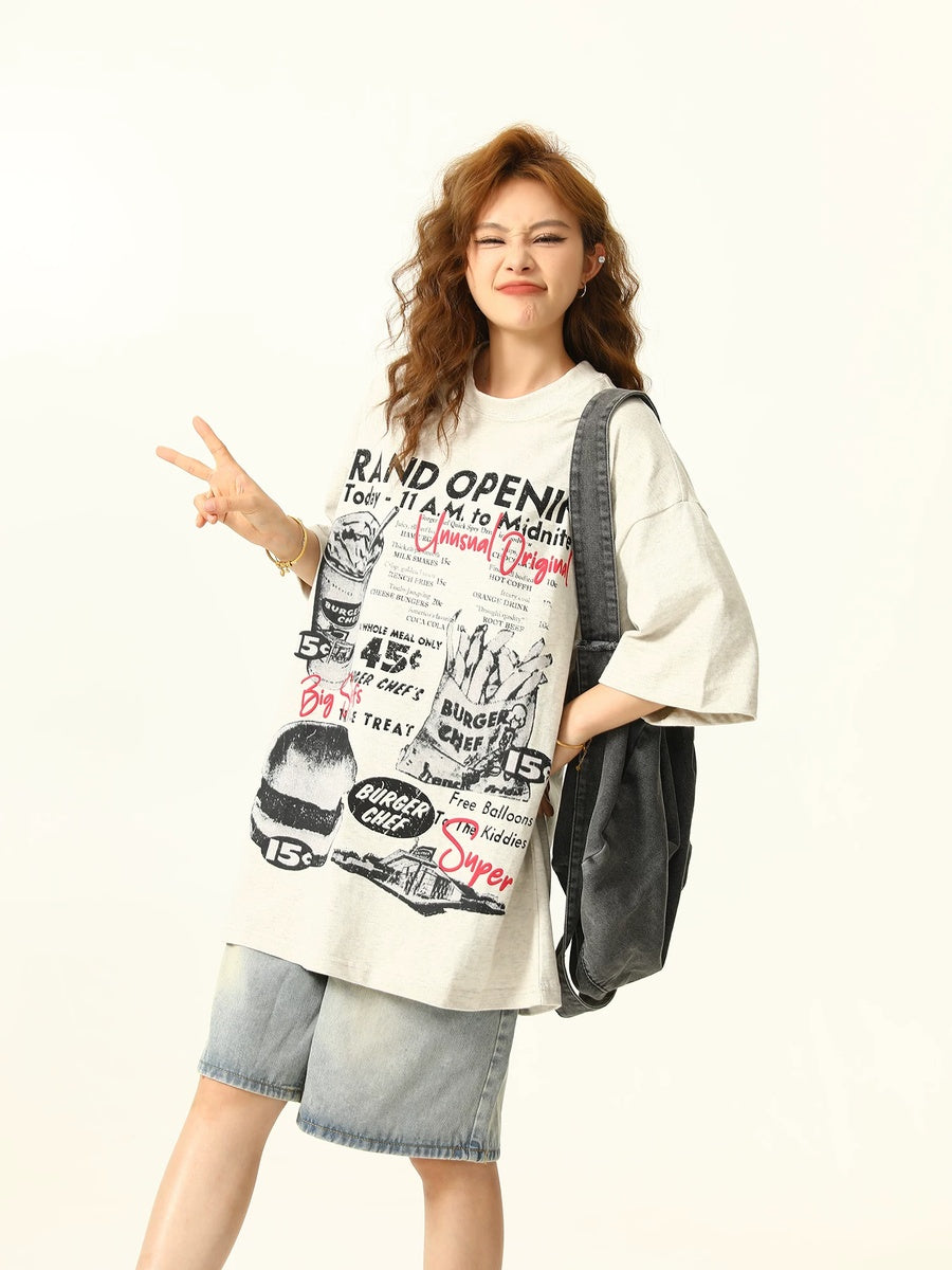 ヴィンテージダイナーグラフィックTシャツ MW10399