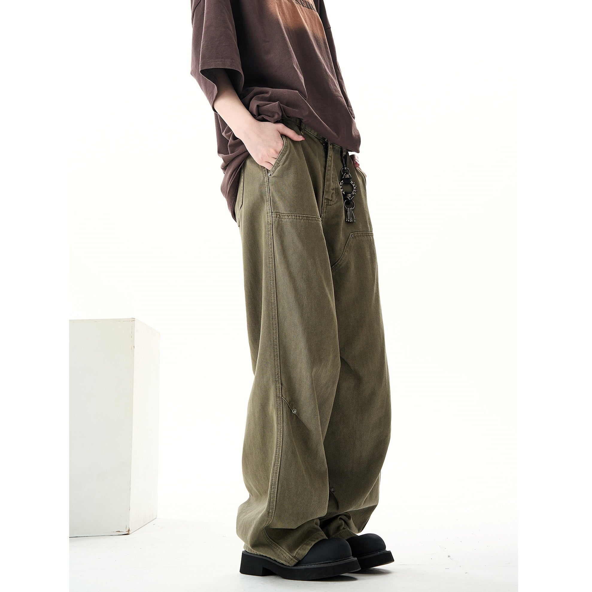 Micro Flare Casual Work Pants HG7142