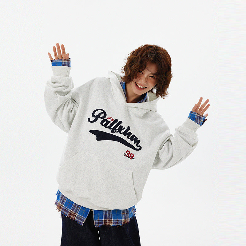 Letter Flocking Hoodie MW9721