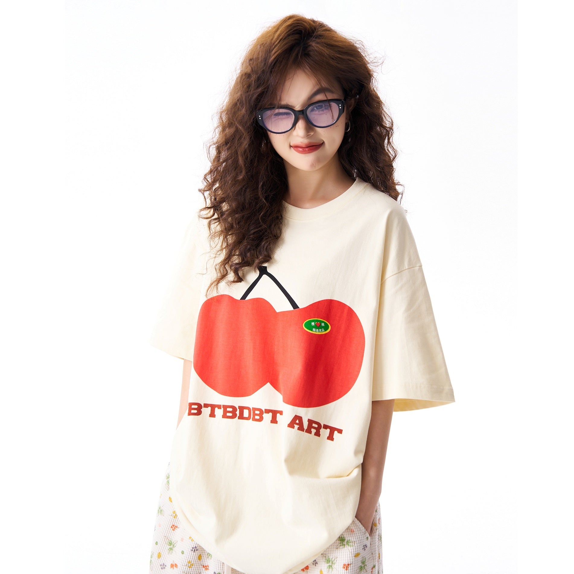 Retro Cherry Print T-shirt HG7164