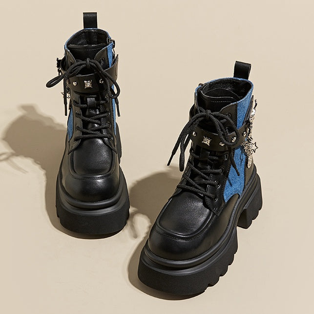 Metal Motif Chain Design Martin Boots GP2002