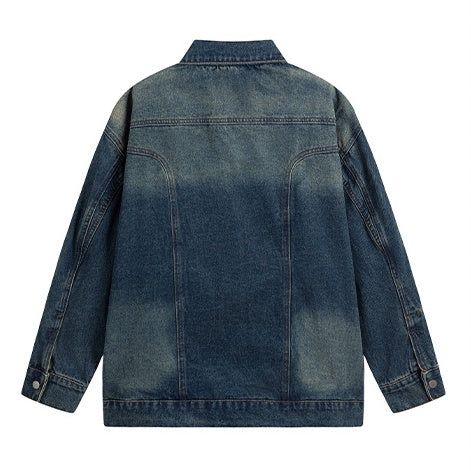 Vintage Wash Loose Denim Jacket EZ241