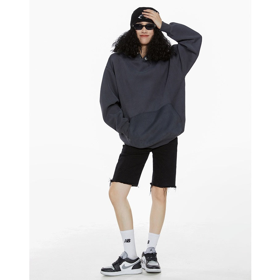 Simple Loose Hoodie MW9325