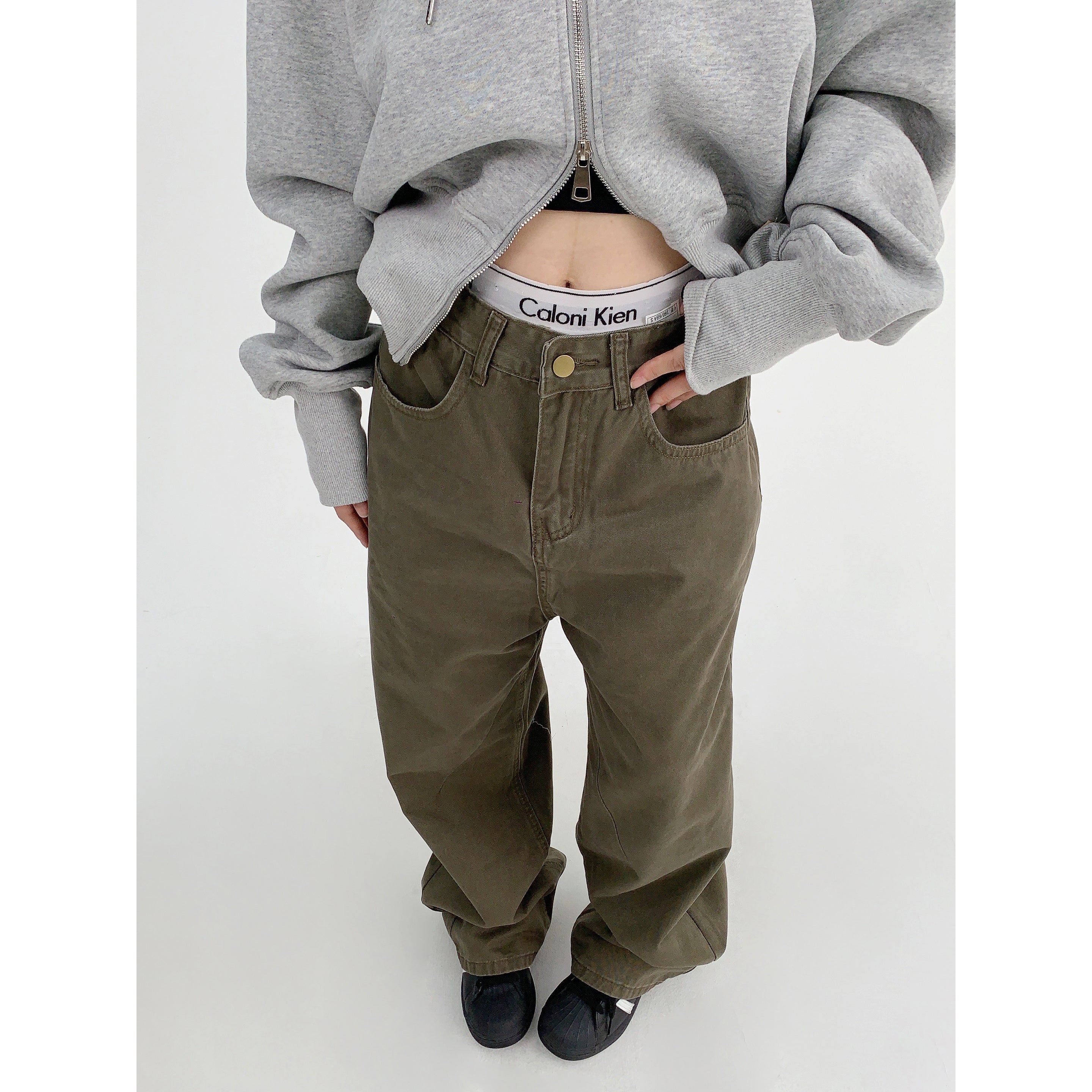 Loose Straight Casual Pants MW9567