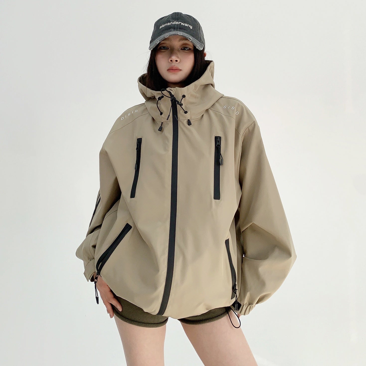 Zipper Hooded Mountain Jacket MW9844