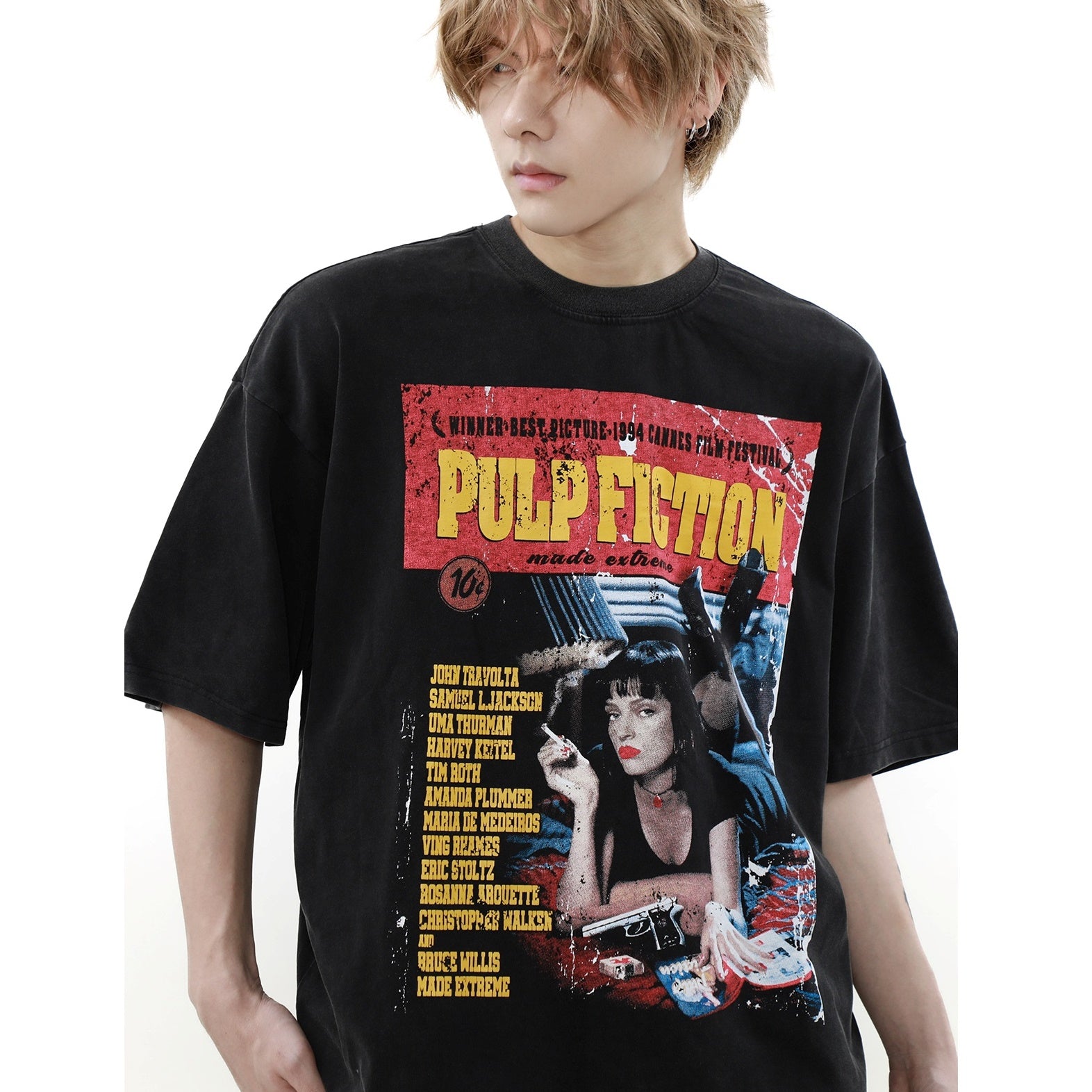 Pulp Fiction Cover Short Sleeve T-Shirt MR8021