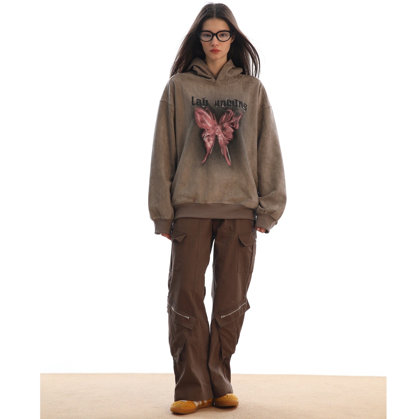 Butterfly Graffiti Dirty Hoodie MW9620