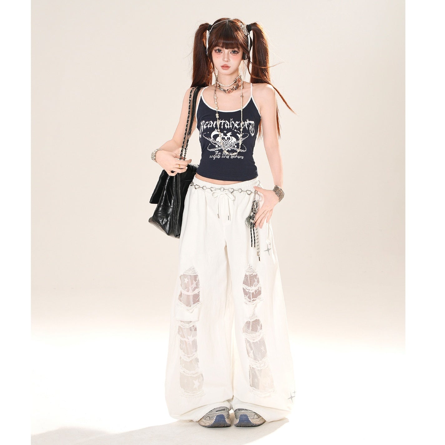 Love Heart Rate Cropped Camisole KK2062