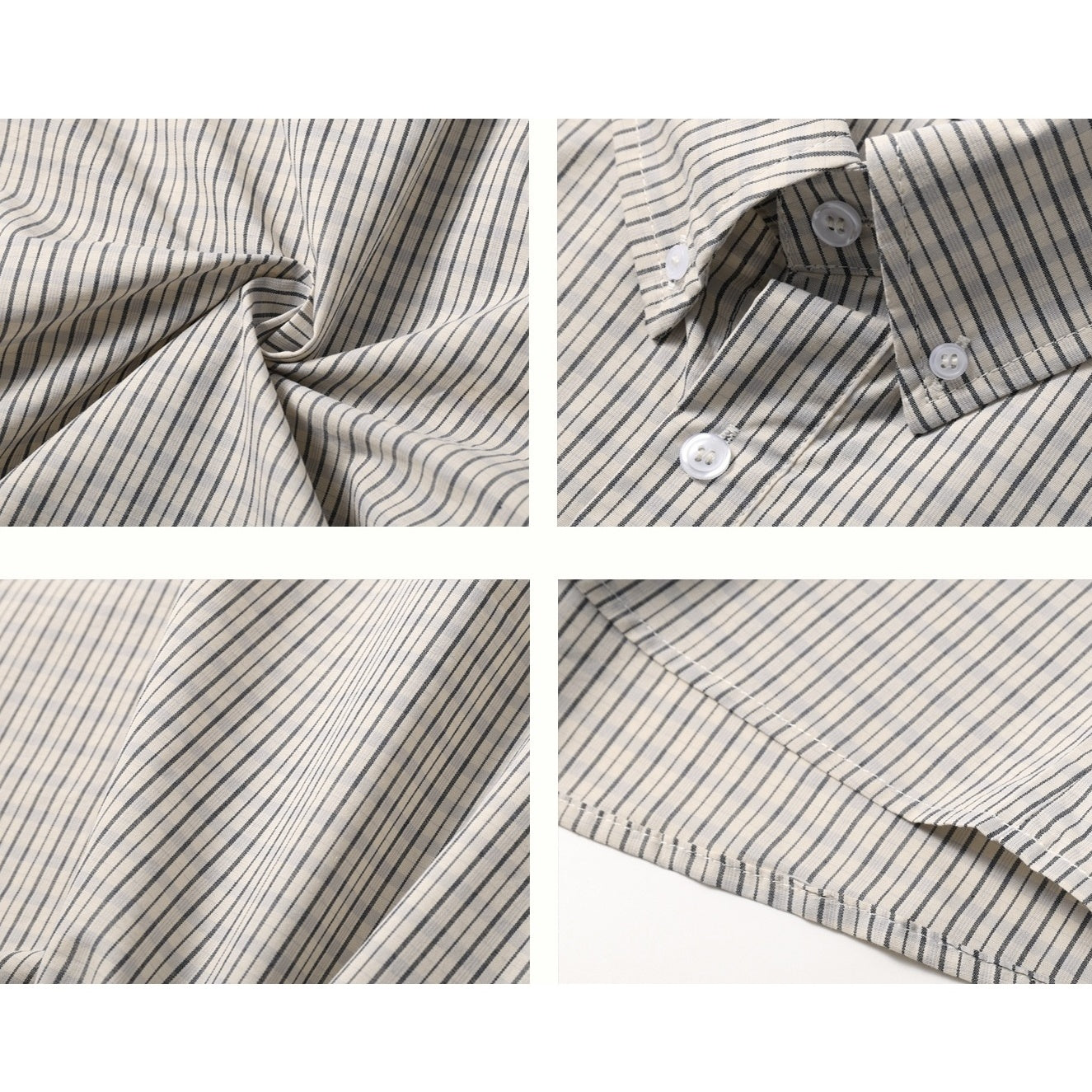 Casual Loose Check Short Sleeve Shirt MW10086