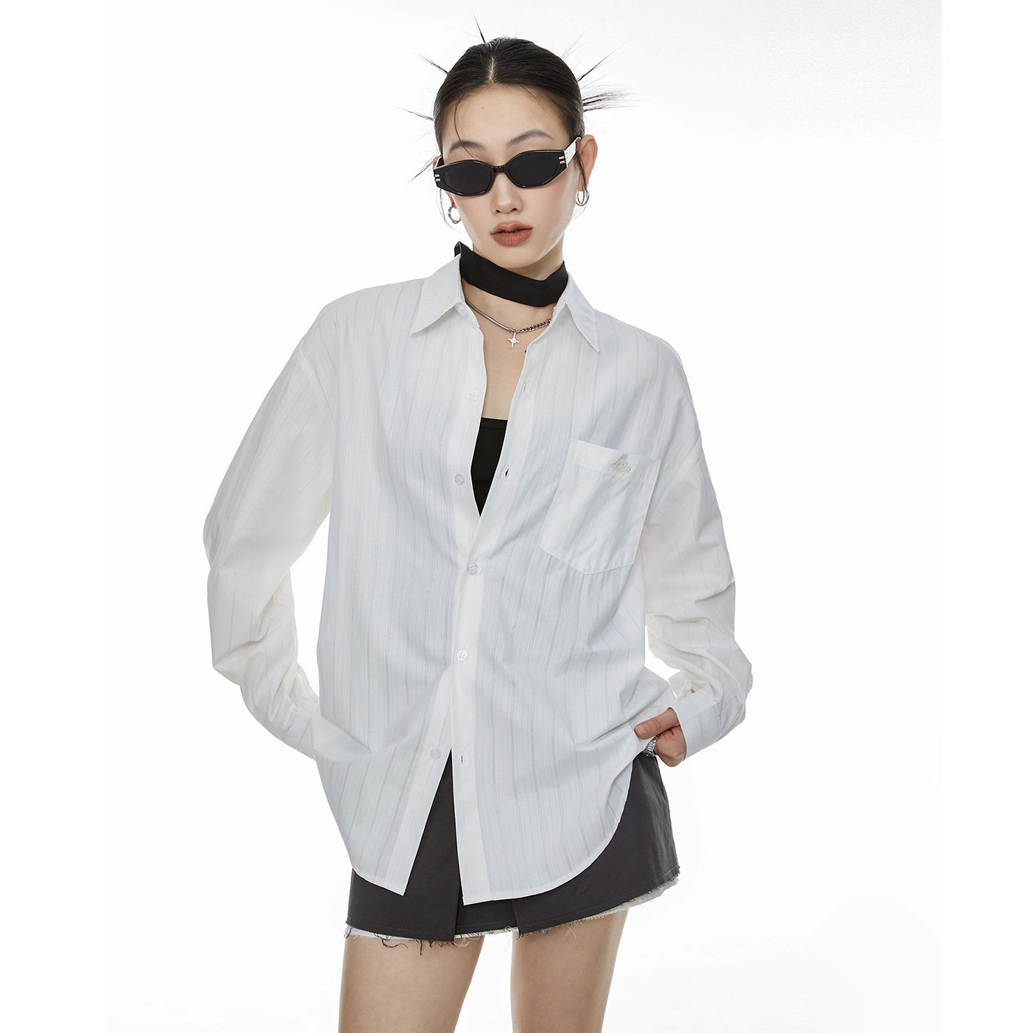 Striped Long Sleeve Shirt IC9032