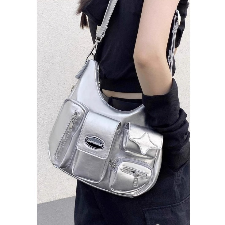 Multi Pocket Shoulder Bag BA022