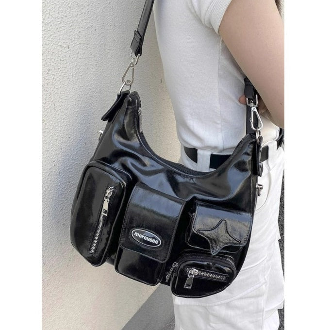 Multi Pocket Shoulder Bag BA022