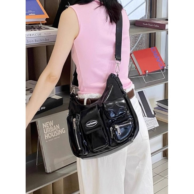 Multi Pocket Shoulder Bag BA022