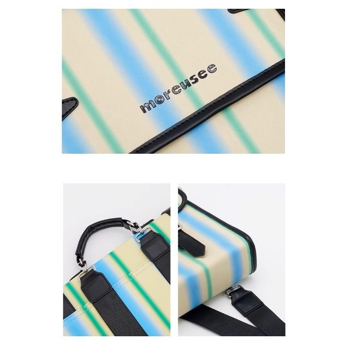 Retro Stripe 3Way College Style Bag BA027