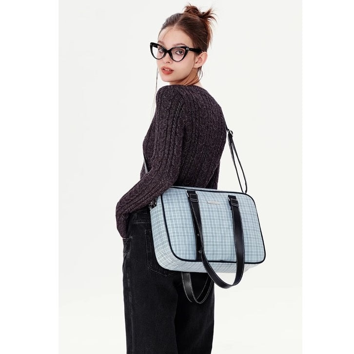 Retro Check 2Way College Bag BA032