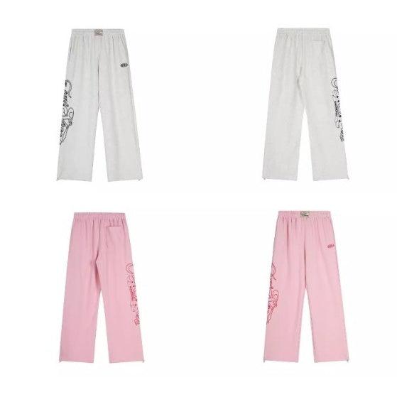 Monogram Print Wide Sweat Pants MW10288