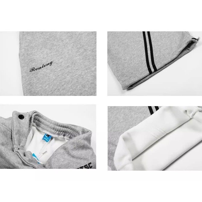 Waist Layered Design Curve Sweat Pants BK7062