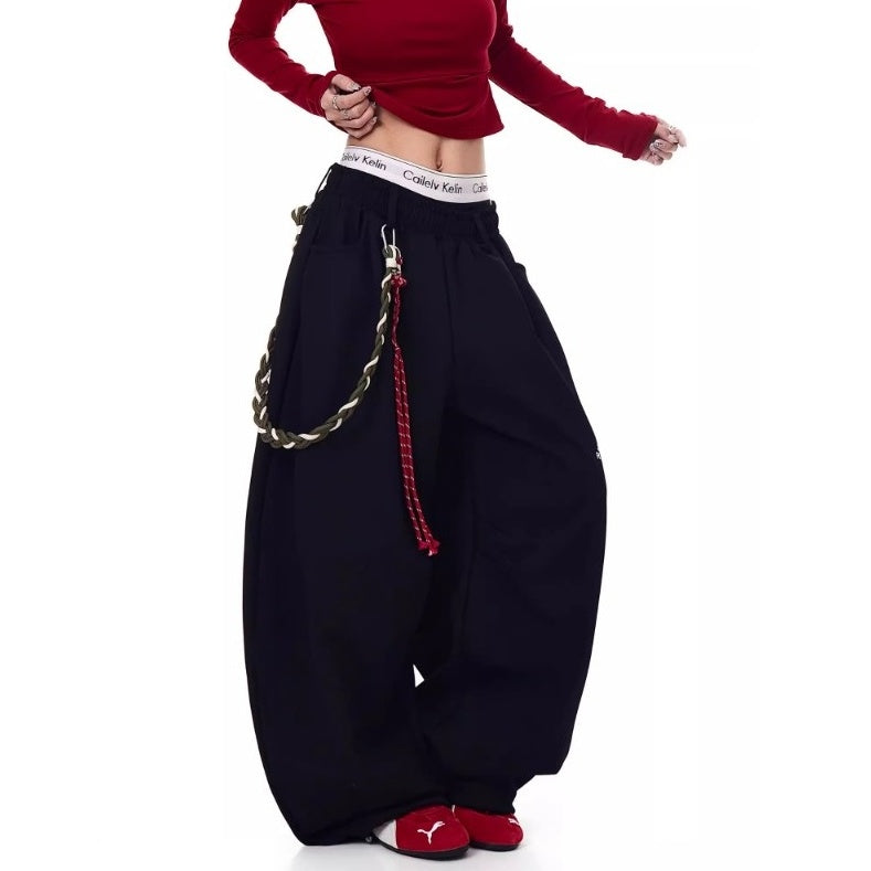 『SNS大人気スウェット』バギースウェットパンツ MW10257