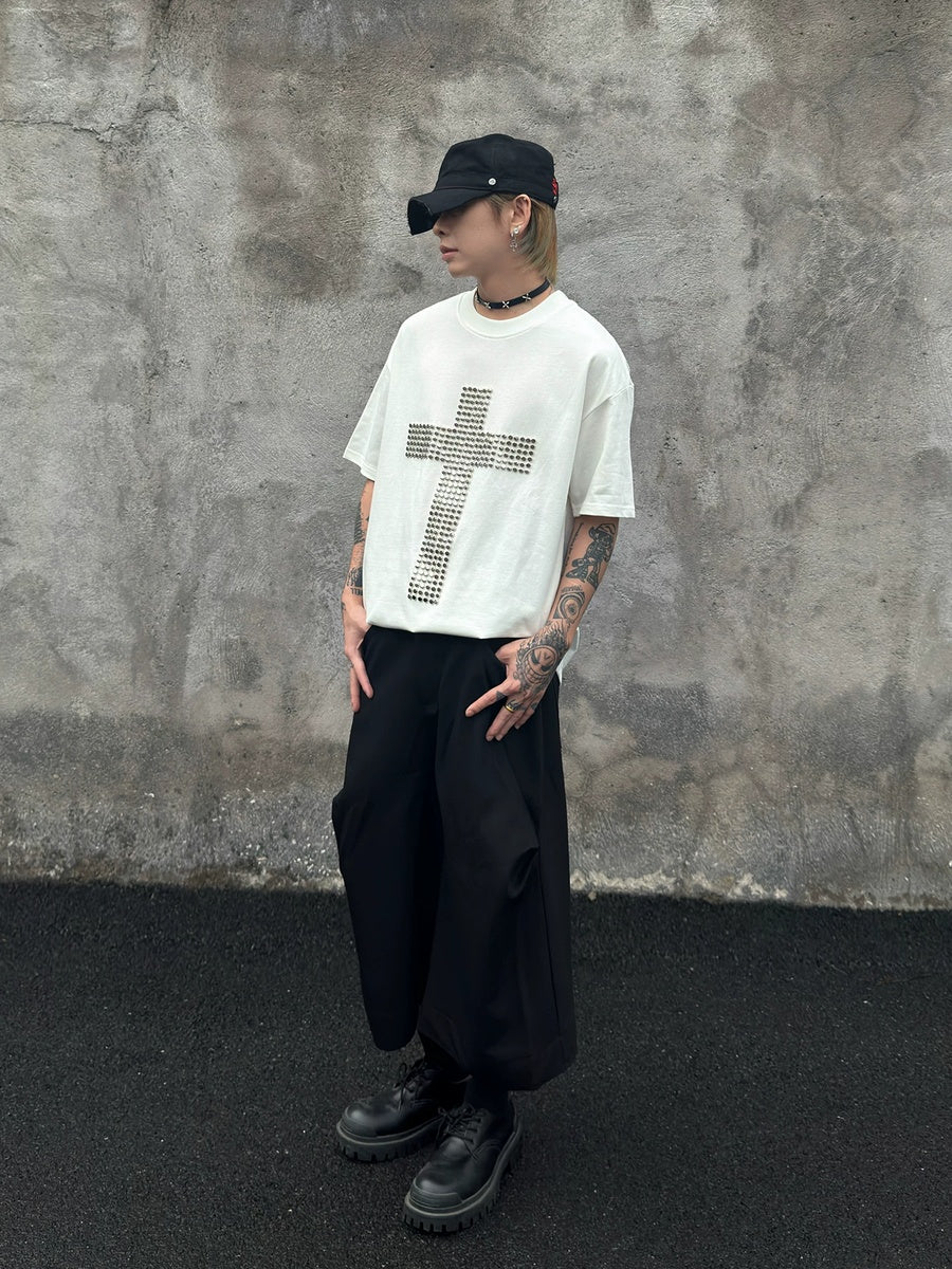 スタッズクロスTシャツ MW10408