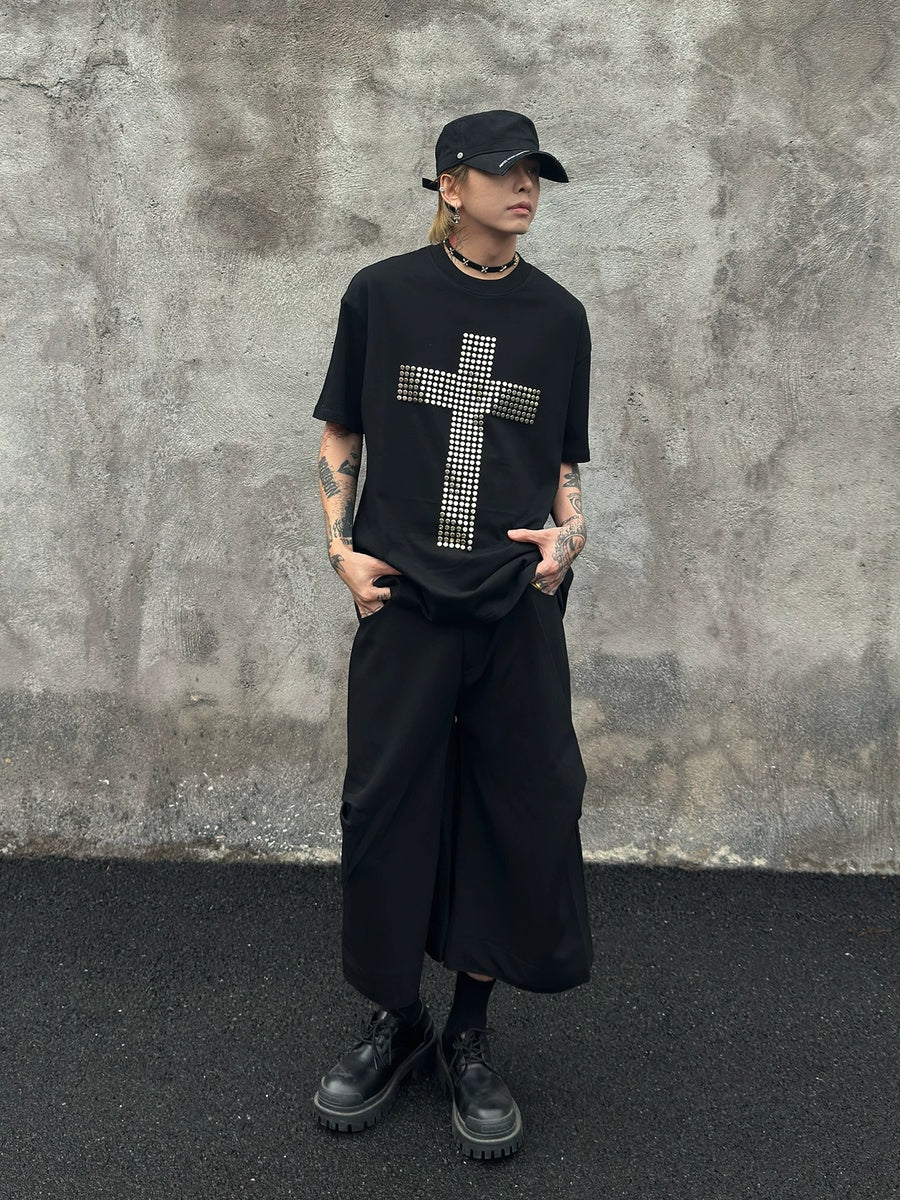 スタッズクロスTシャツ MW10408