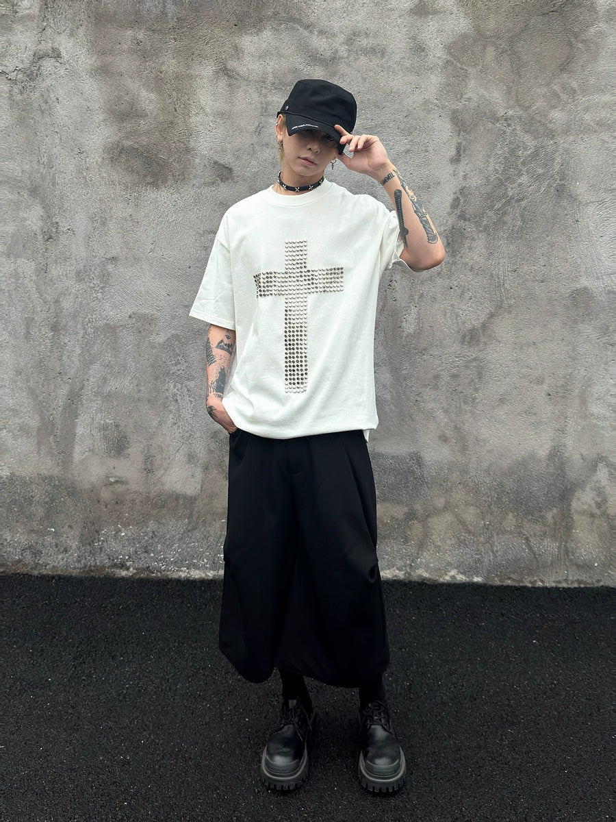 スタッズクロスTシャツ MW10408