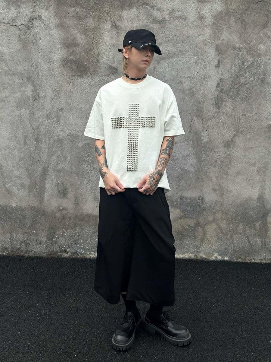 スタッズクロスTシャツ MW10408
