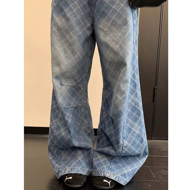 Bias Check Loose Curve Jeans OS2082