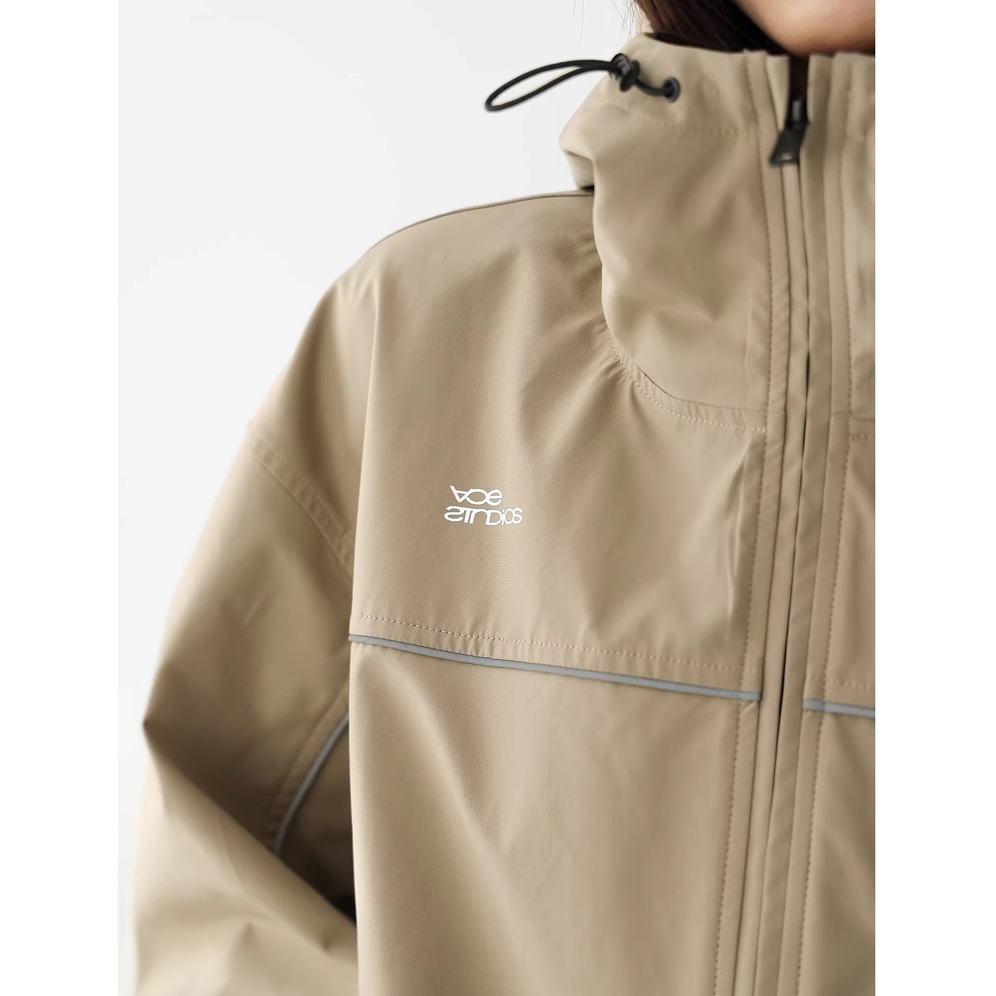 High-Neck Hooded Mountaineering Jacket AC7023