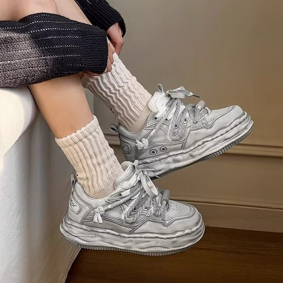 Smudge Design Invisible Heightened Sneaker FG2001