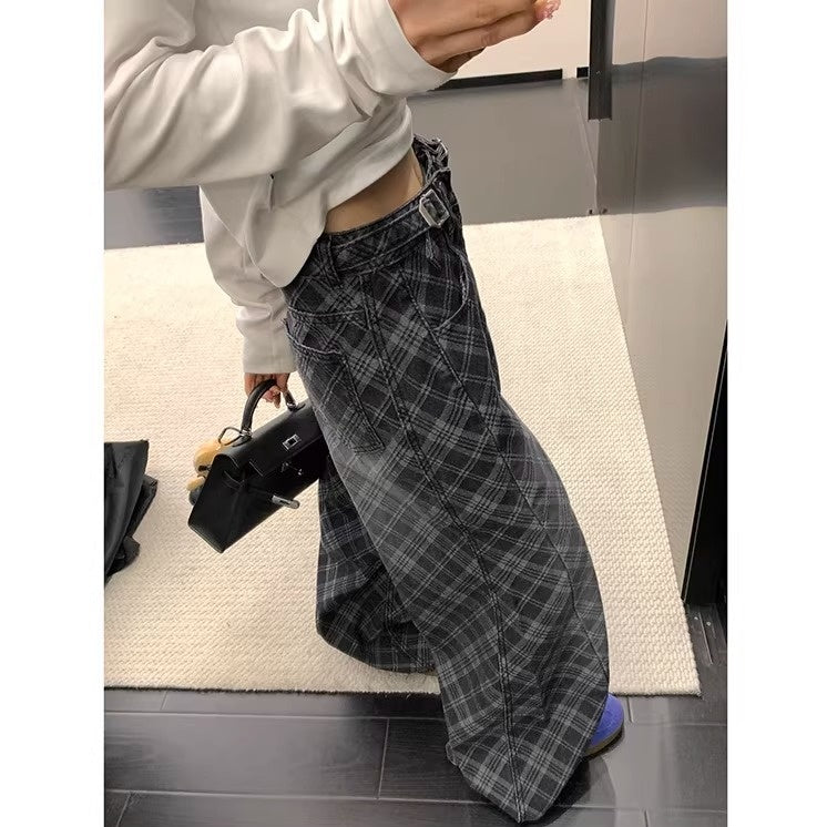 Bias Check Loose Curve Jeans OS2082