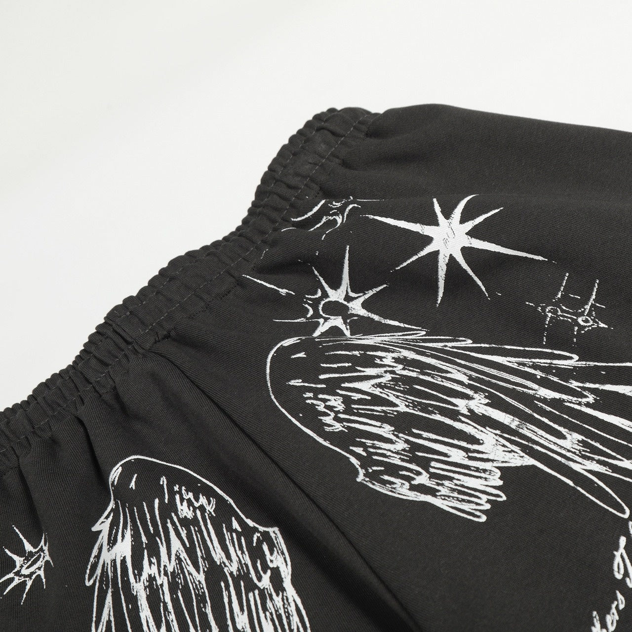 Crack Print Loose Sweat Pants MW10311