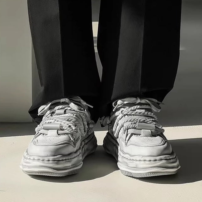 Smudge Design Invisible Heightened Sneaker FG2001