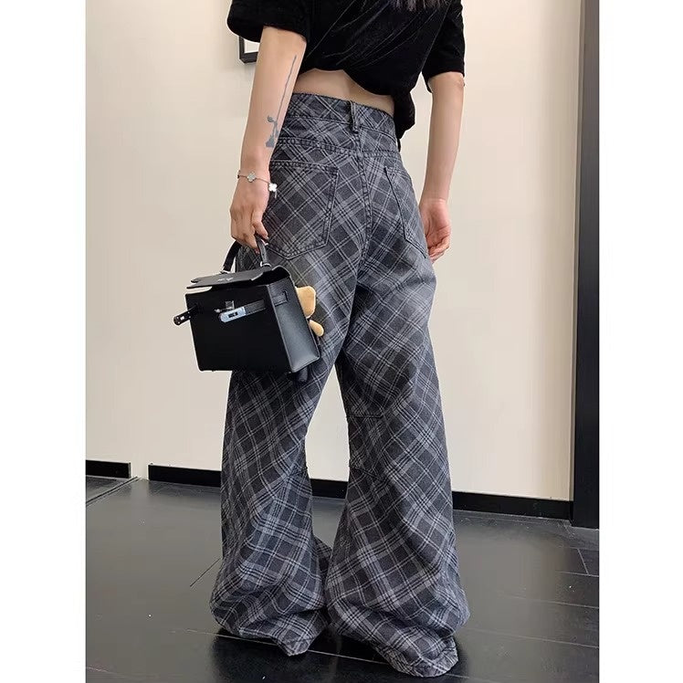 Bias Check Loose Curve Jeans OS2082