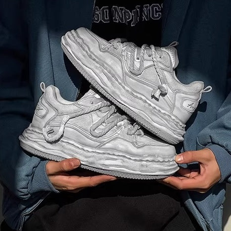 Smudge Design Invisible Heightened Sneaker FG2001