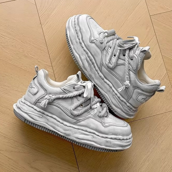 Smudge Design Invisible Heightened Sneaker FG2001