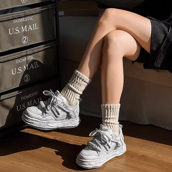 Smudge Design Invisible Heightened Sneaker FG2001