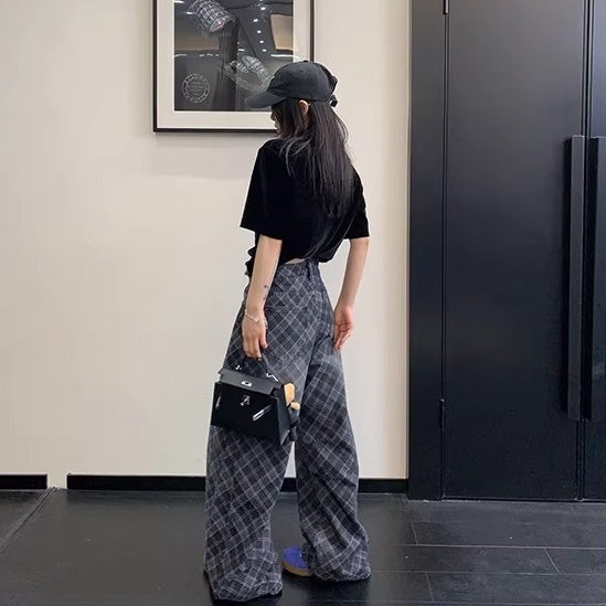 Bias Check Loose Curve Jeans OS2082