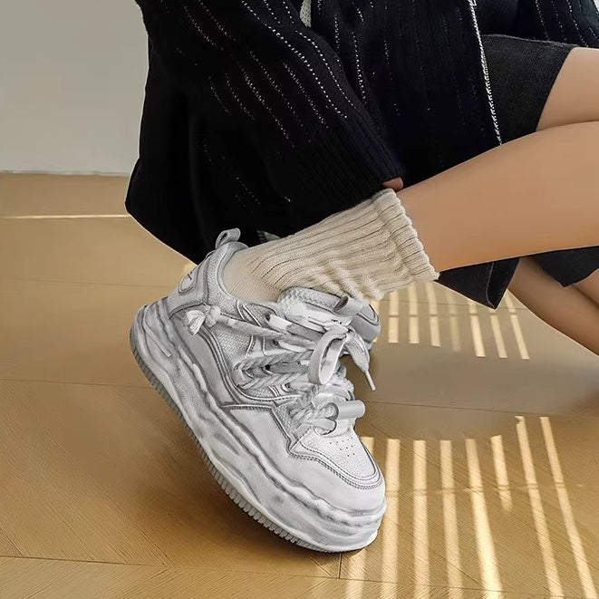 Smudge Design Invisible Heightened Sneaker FG2001