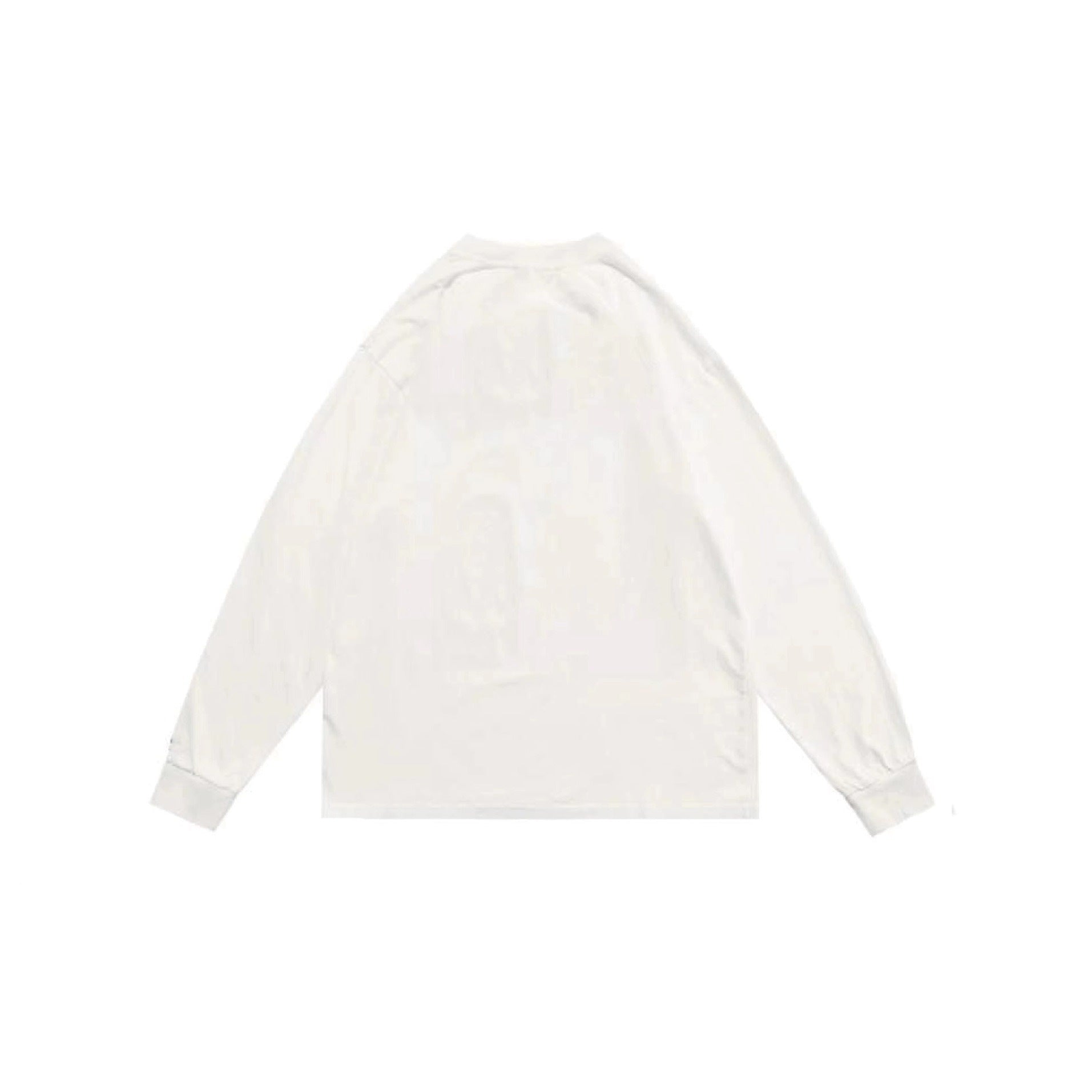 Lip Print Loose Long-Sleeve T-shirt MW10245