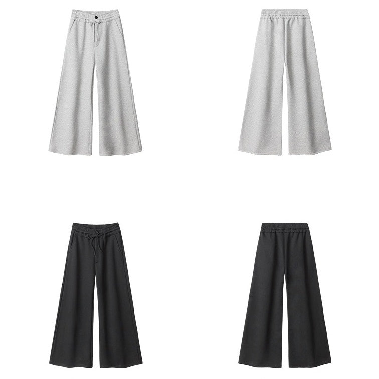 Wide-leg Straight Sweat Pants NR7009