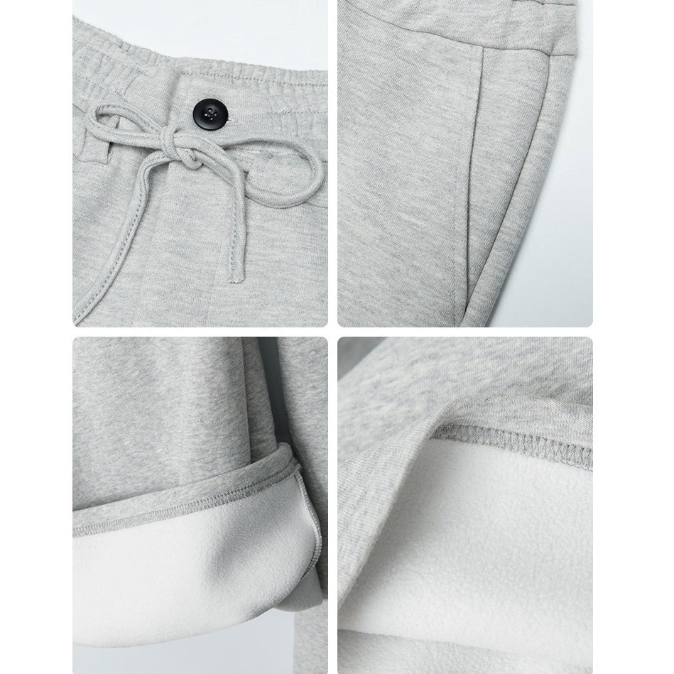 Wide-leg Straight Sweat Pants NR7009