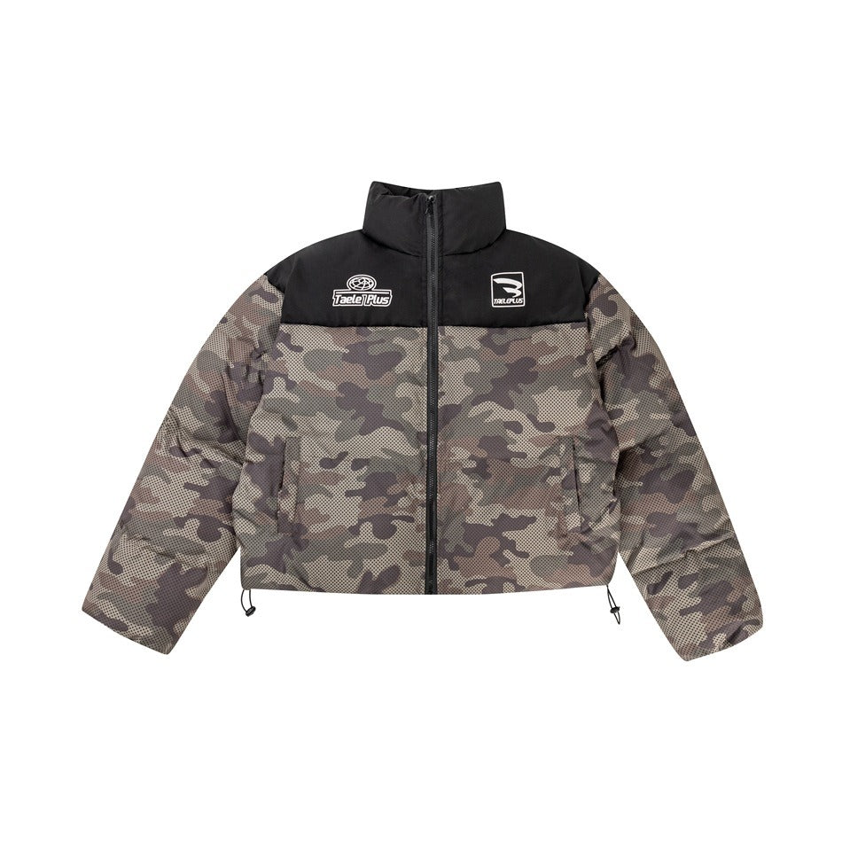 Camouflage Stand Collar Padded Jacket TP9003