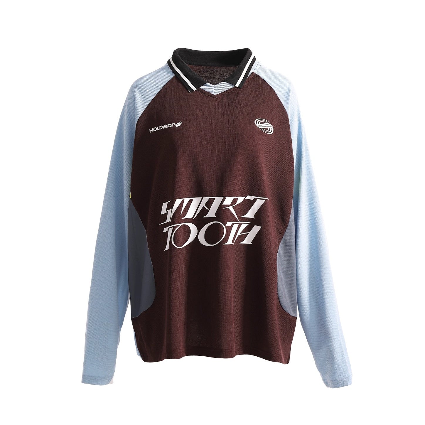Contrast Raglan Sporty Long-sleeved T-shirt AC7129