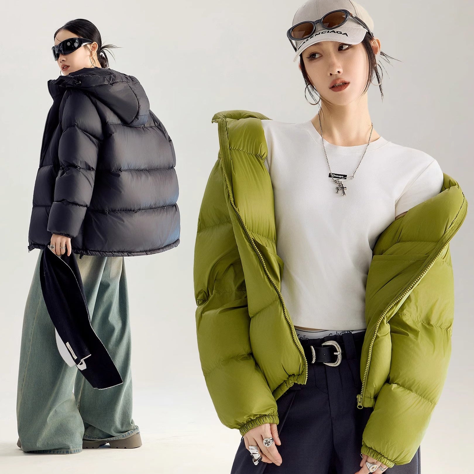 Hooded Down Jacket IC9118