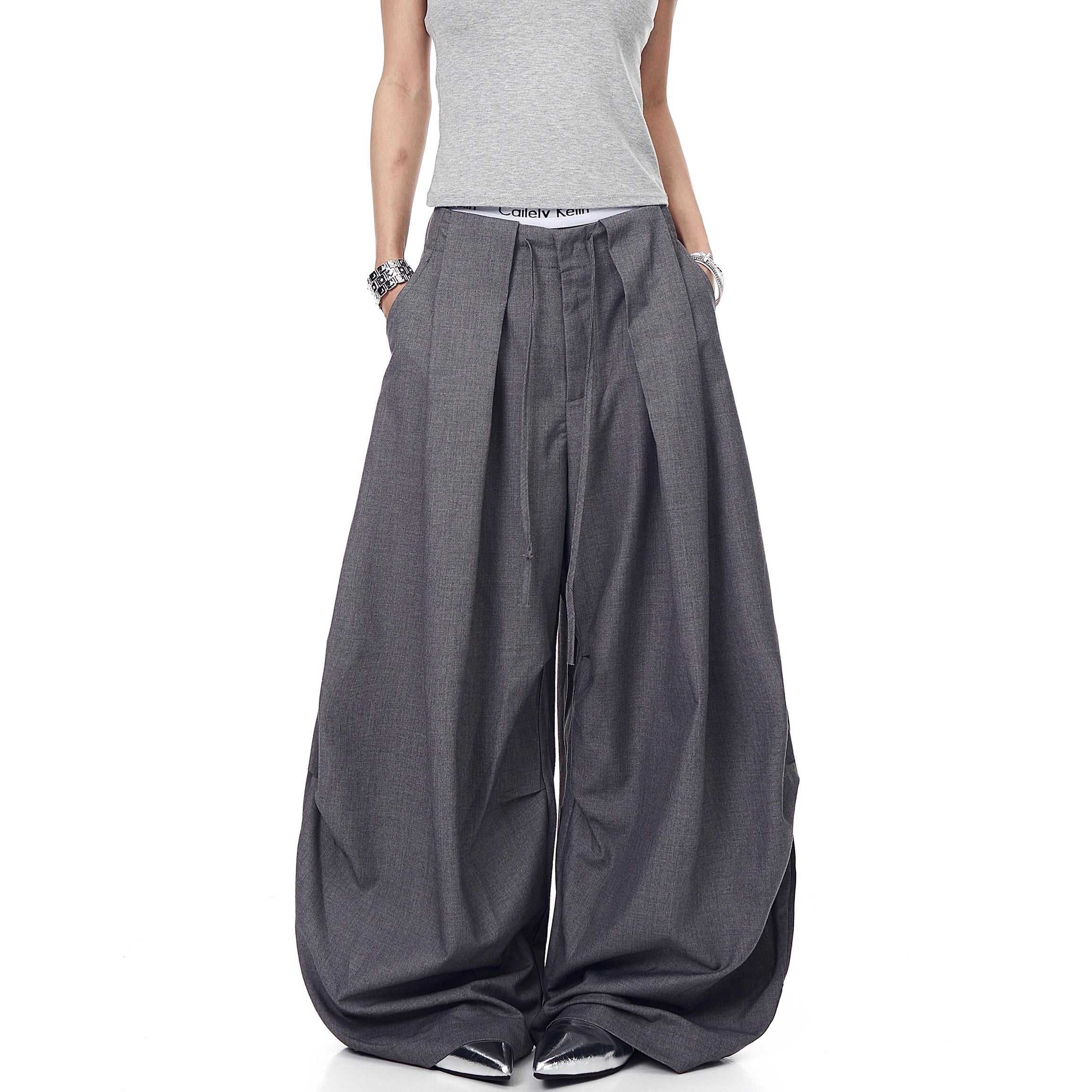 Pleated Scimitar Buggy Pants MW10220