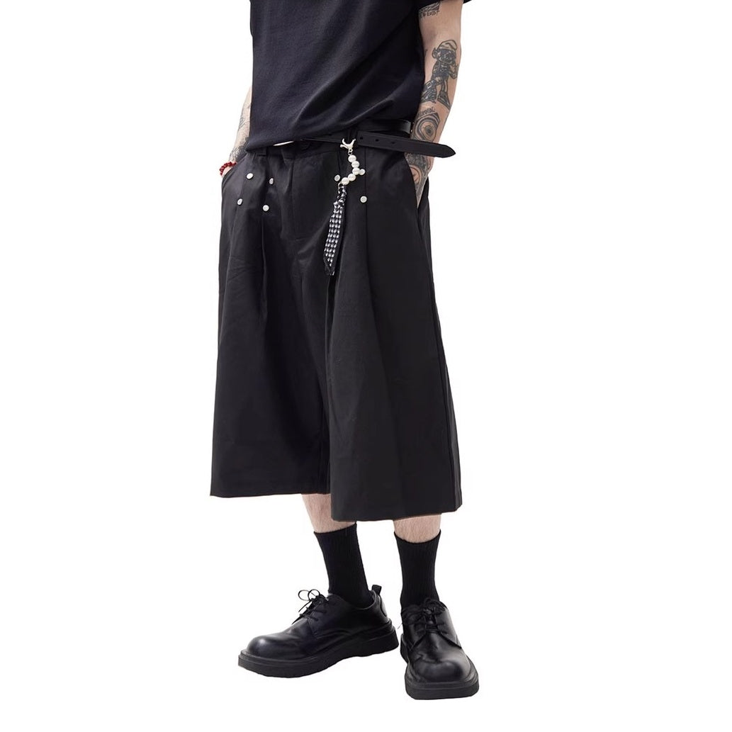 Pleated Bermuda Pants MW10213
