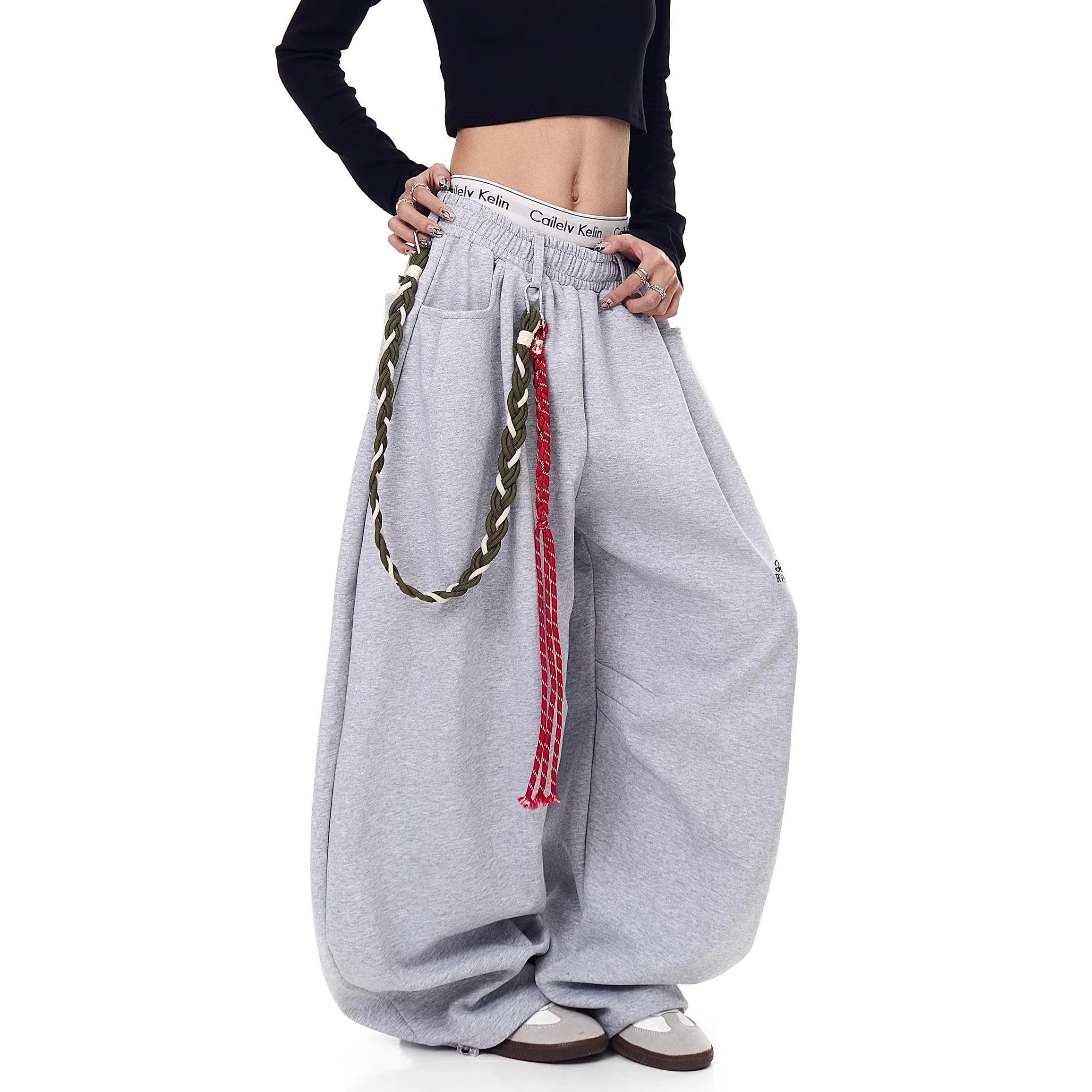 SNS大人気スウェット』バギースウェットパンツ MW10257