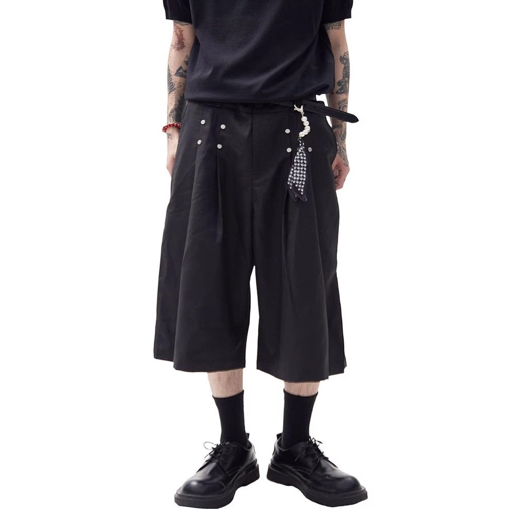 Pleated Bermuda Pants MW10213