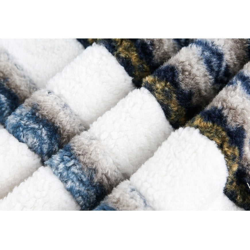 Nordic Pattern Boa Padded Jacket MY32