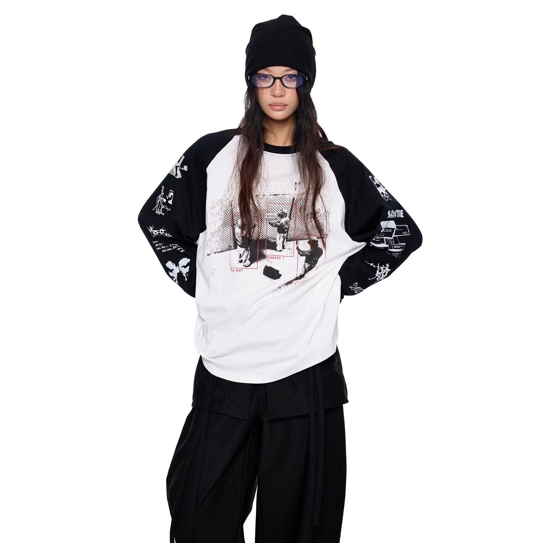 Print Ralan Sleeve Long T-Shirt MW10324